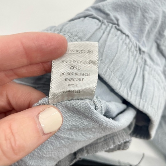 Free Fly Men’s Stretch Canvas Shorts Grey Cotton 6” Inseam Elastic Waist Outdoor - Picture 12 of 13